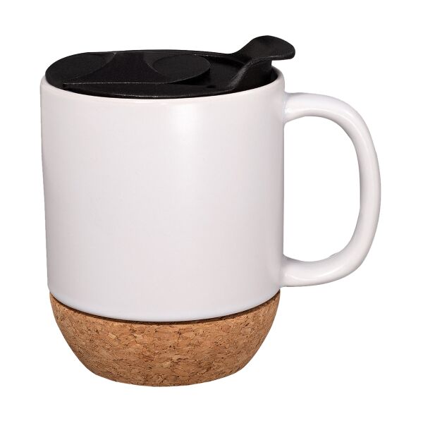 14oz Ceramic Mug With Cork Base Thumbnail