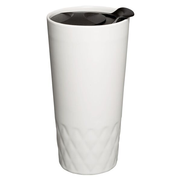 14oz Double Wall Ceramic Textured Tumbler Thumbnail