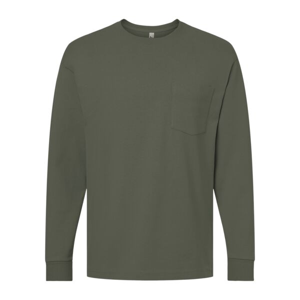 Unisex Super Heavyweight Long Sleeve Pocket Tee Thumbnail