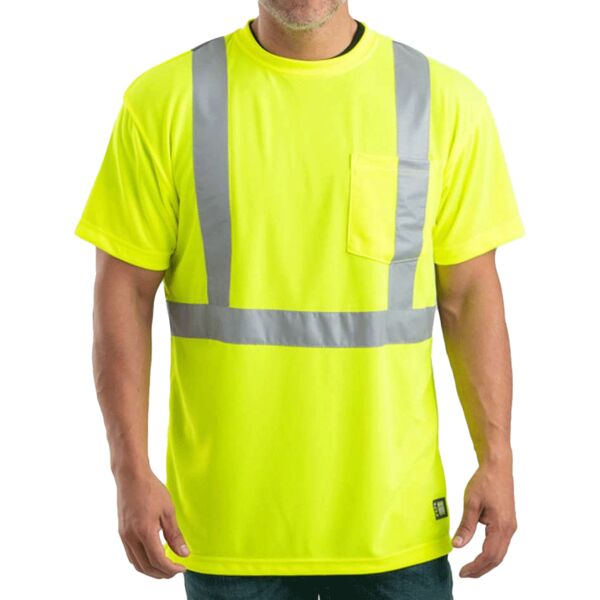 Men's Hi-Vis Class 2 Performance Pocket T-Shirt Thumbnail