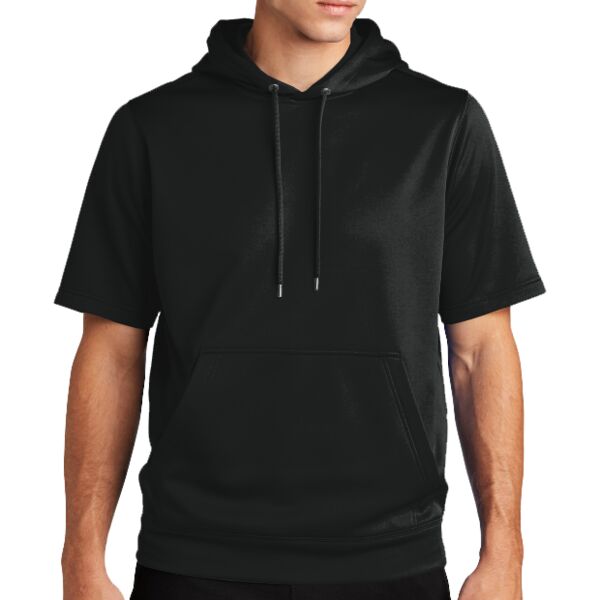 Sport Wick ® Fleece Short Sleeve Hooded Pullover Thumbnail