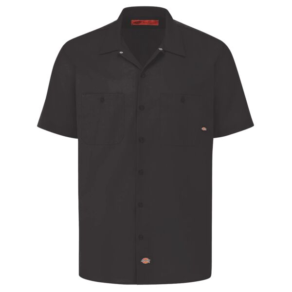 Men's Tall Industrial Short Sleeve Work Shirt Thumbnail