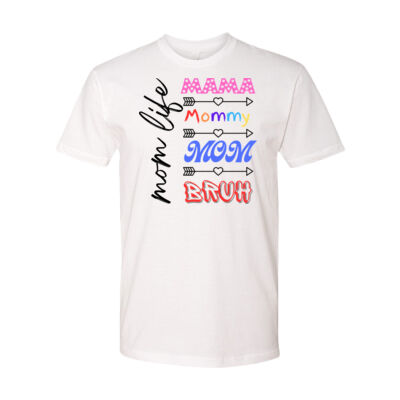 Mom Life - Next Level Cotton Short Sleeve Crew - Next Level Cotton Short Sleeve Crew Thumbnail