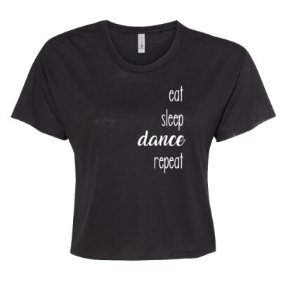 Eat Sleep Dance Repeat - Women's Festival Crop Top Thumbnail