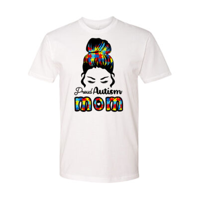 Proud Mom - Next Level Cotton Short Sleeve Crew Thumbnail