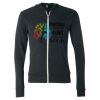 Triblend Lightweight Full-Zip Hooded Long Sleeve Tee Thumbnail