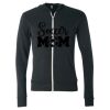Triblend Lightweight Full-Zip Hooded Long Sleeve Tee Thumbnail