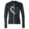 Triblend Lightweight Full-Zip Hooded Long Sleeve Tee Thumbnail